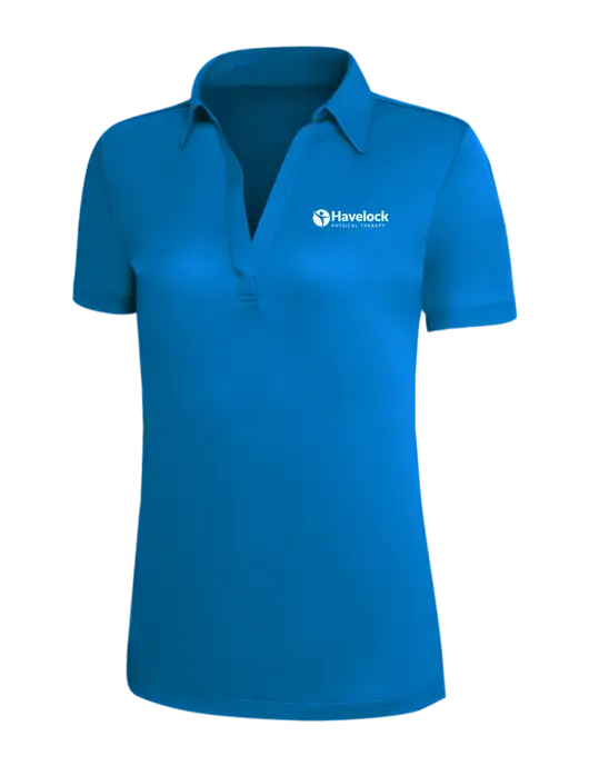 Royal Blue Silk Touch Womens Performance Polo w/Havelock Logo