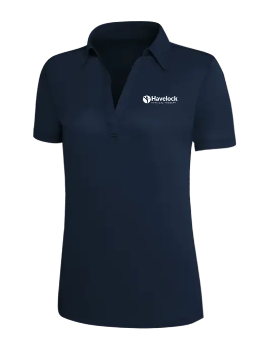 Navy Silk Touch Womens Performance Polo w/Havelock Logo