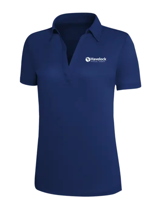 Dark Royal Silk Touch Womens Performance Polo w/Havelock Logo