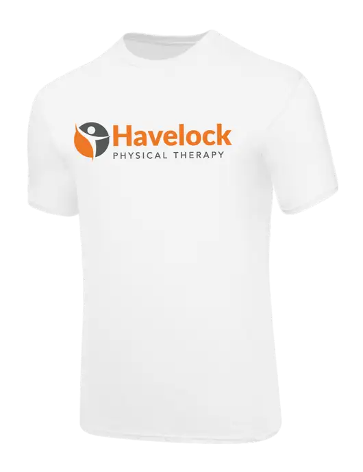 Core Blend White T-Shirt w/Havelock Logo