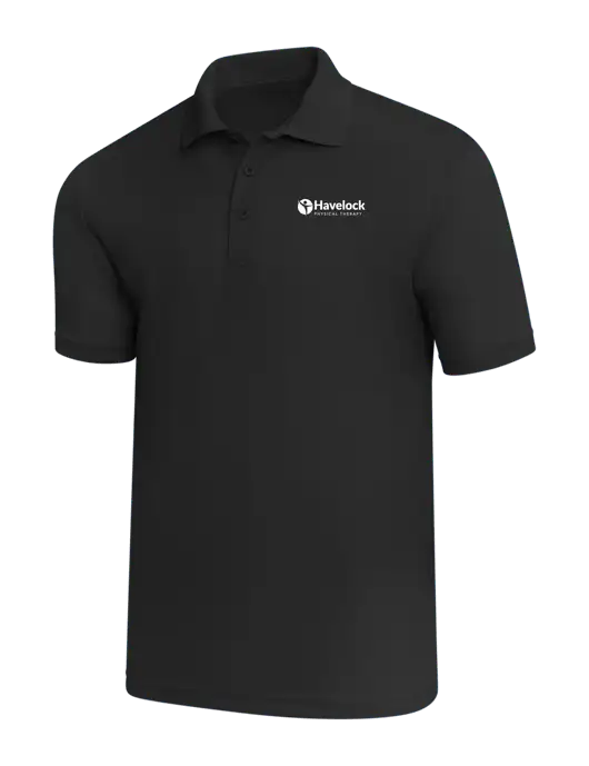 Black PosiCharge RacerMesh Polo w/Havelock Logo