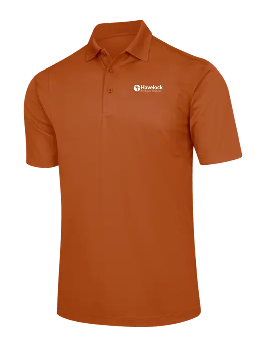 Burnt Orange Micropique Sport-Wick Polo w/Havelock Logo