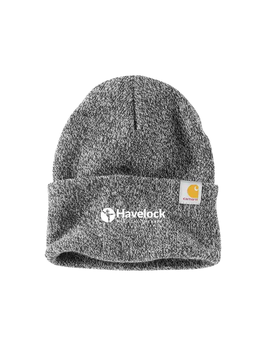 Carhartt Medium Grey Heather Watch Cap 2.0 w/Havelock Logo