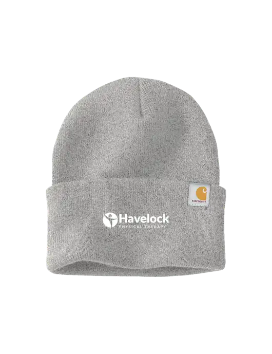 Carhartt Light Grey Heather Watch Cap 2.0 w/Havelock Logo
