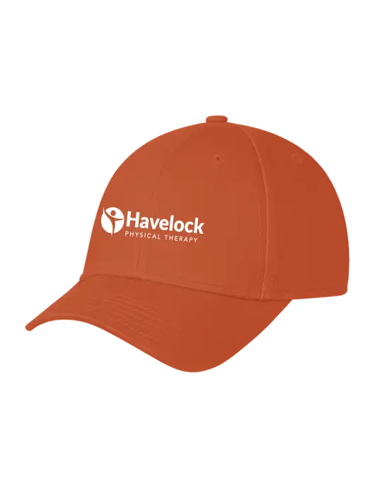 Burnt Orange Structured Cap Hook & Loop w/Havelock Logo