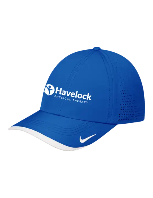 Nike Royal/White Dri-FIT Perforated Performance Cap w/Havelock Logo