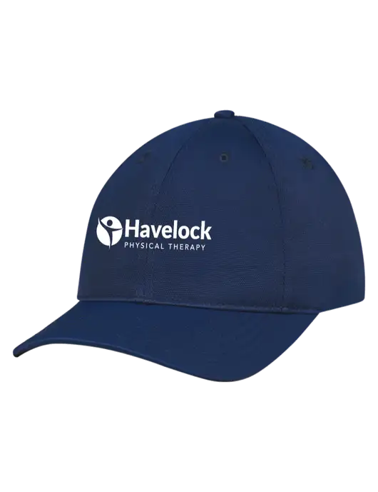 Navy Nylon Twill Performance Cap w/Havelock Logo