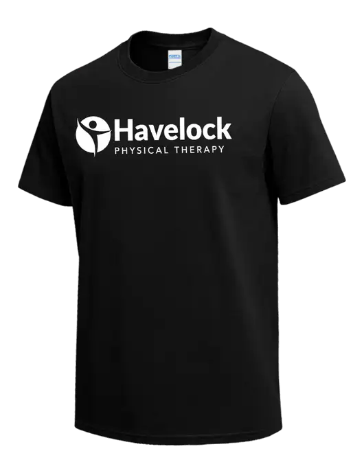 Black Heavyweight 6.1 oz T-Shirt w/Havelock Logo