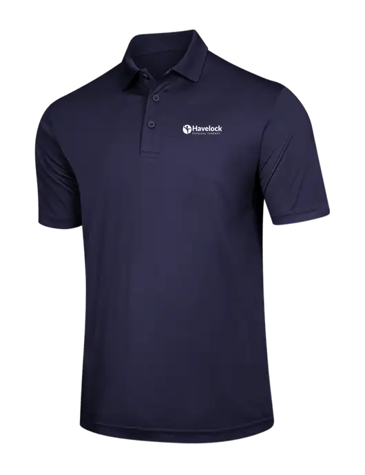 Navy PosiCharge Competitor Polo w/Havelock Logo