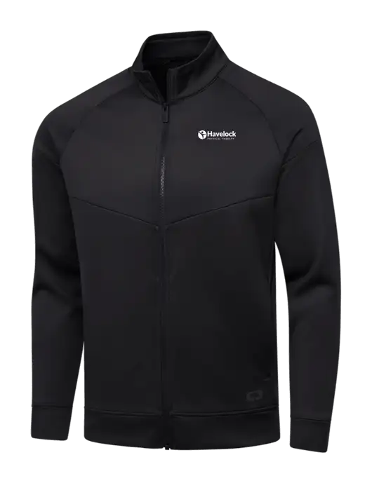 OGIO Black Endurance Modern Performance Full-Zip w/Havelock Logo