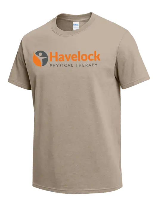 Tan Heavyweight 6.1 oz T-Shirt w/Havelock Logo