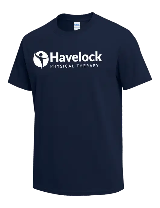 Navy Heavyweight 6.1 oz T-Shirt w/Havelock Logo