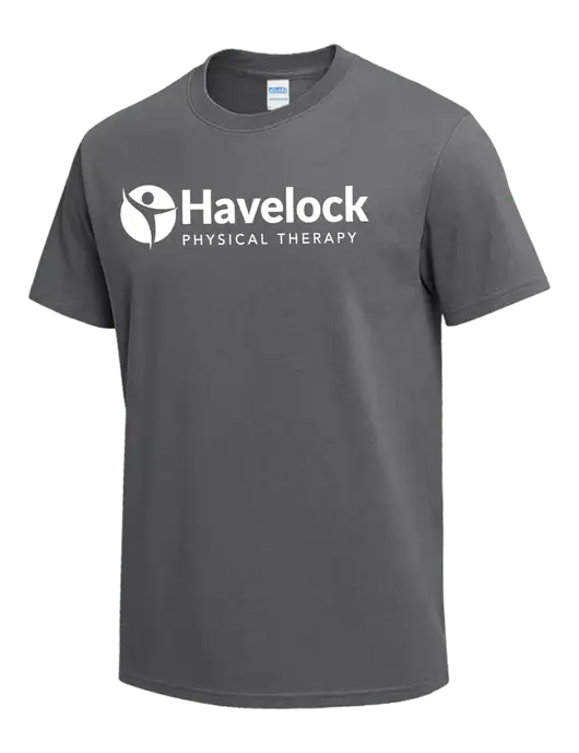 Medium Grey Heavyweight 6.1 oz T-Shirt w/Havelock Logo