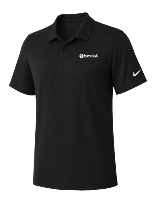 Nike Black Dry Essential Solid Polo w/Havelock Logo