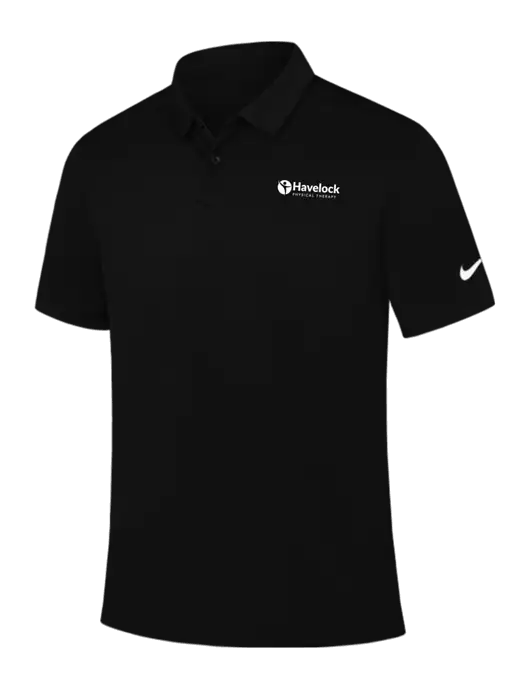 Nike Black Dry Essential Solid Polo w/Havelock Logo