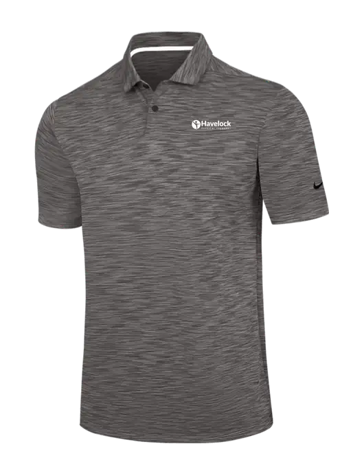 Nike Dark Grey Dri-FIT Vapor Space Dyed Polo w/Havelock Logo