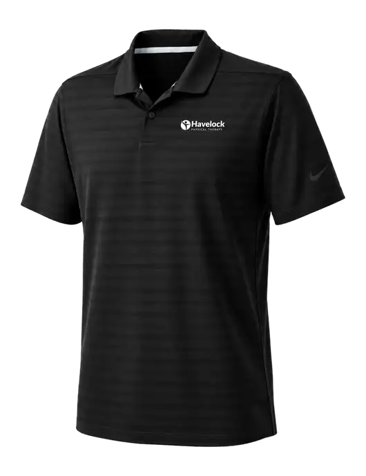 Nike Black Dri-FIT Vapor Jacquard Polo w/Havelock Logo
