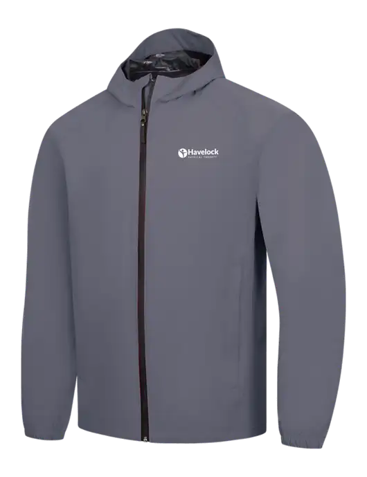 Dark Grey Essential Rain Jacket w/Havelock Logo
