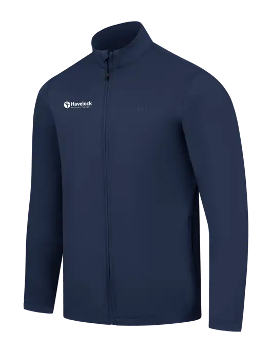 TravisMathew Navy Surfside Full-Zip Jacket w/Havelock Logo
