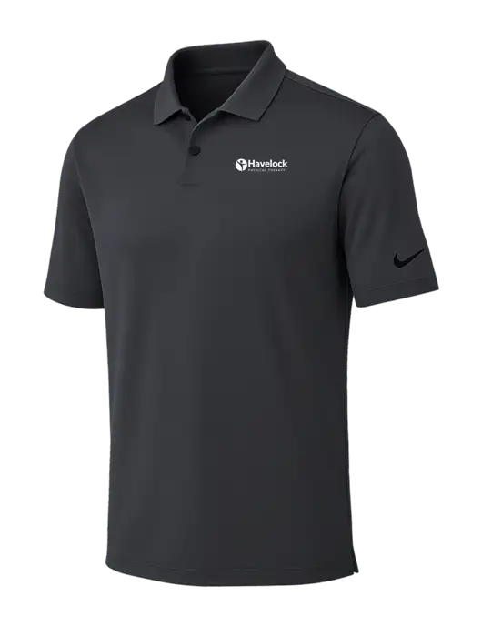 Nike Dark Grey Dri-FIT Vapor Polo w/Havelock Logo