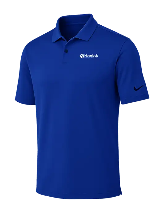 Nike Dark Royal Dri-FIT Vapor Polo w/Havelock Logo