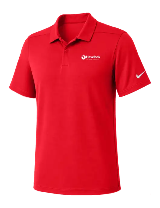 Nike Red Dry Essential Solid Polo w/Havelock Logo