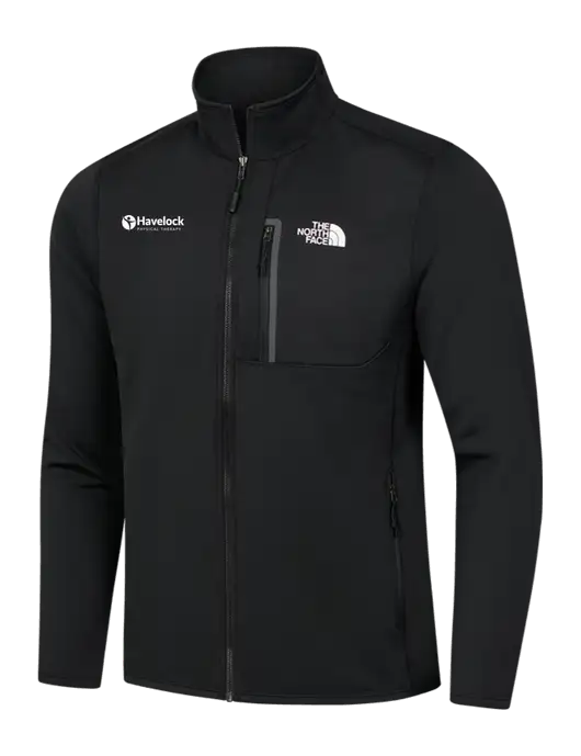 North Face Black Skyline Full-Zip Fleece Jacket w/Havelock Logo