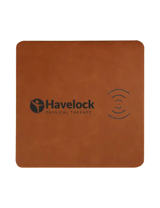 Rawhide Laserable Leatherette Phone Charging Mat w/Havelock Logo