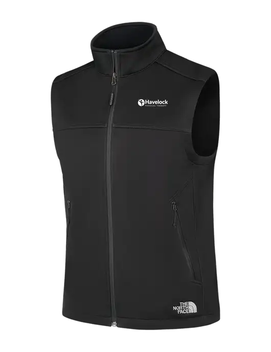 North Face Black Ridgewall Soft Shell Vest w/Havelock Logo