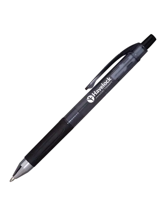 Translucent Black Tint Pen - Black Ink w/Havelock Logo