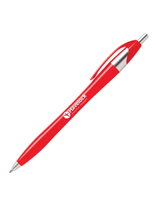 Novella Red Platinum Pen - Blue Ink w/Havelock Logo