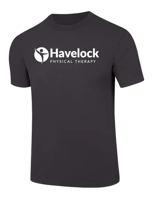 Comfort Colors 6.1 oz Dark Grey Heavyweight Ring Spun T-Shirt w/Havelock Logo