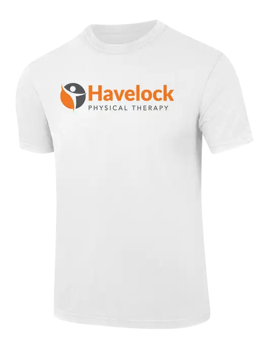 Comfort Colors 6.1 oz White Heavyweight Ring Spun T-Shirt w/Havelock Logo