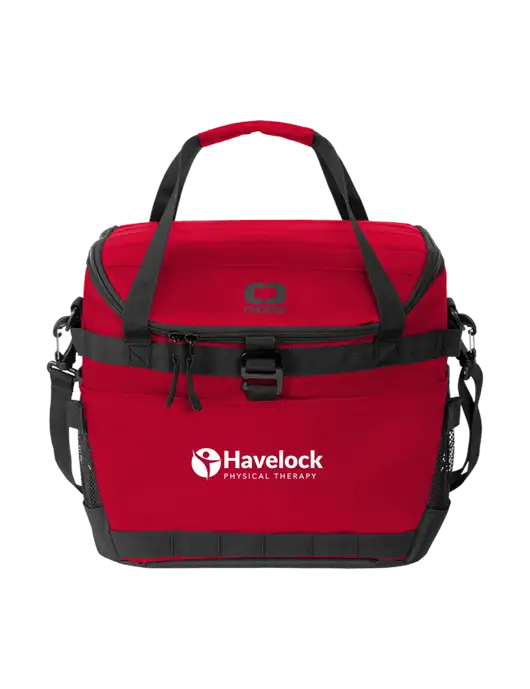 OGIO Red Sprint 24-Pack Cooler w/Havelock Logo