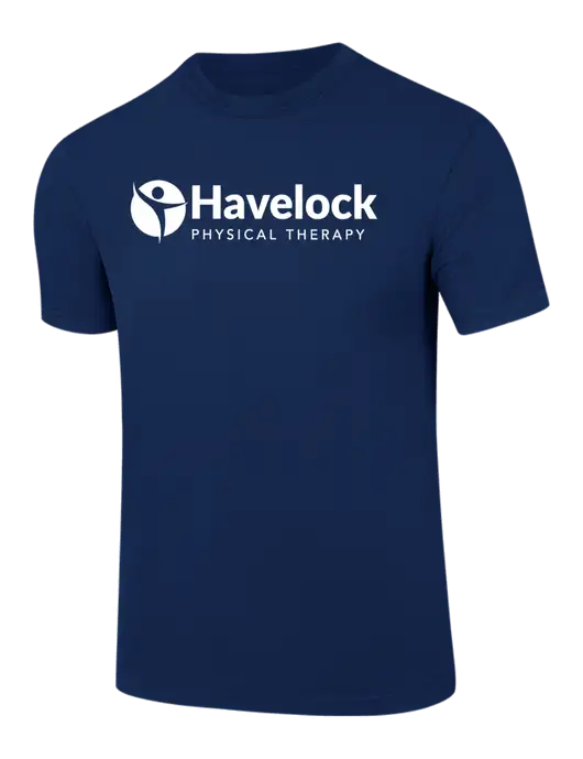 Comfort Colors 6.1 oz Dark Navy Heavyweight Ring Spun T-Shirt w/Havelock Logo