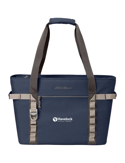 Eddie Bauer Navy Max Cool Tote Cooler  w/Havelock Logo
