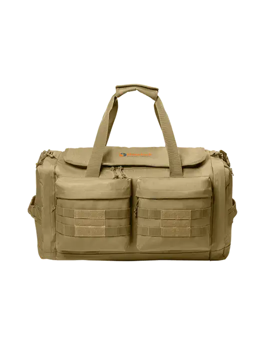 CornerStone Dark Tan Tactical Duffel w/Havelock Logo