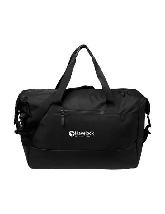 Mercer+Mettle Black Weekender Duffel w/Havelock Logo