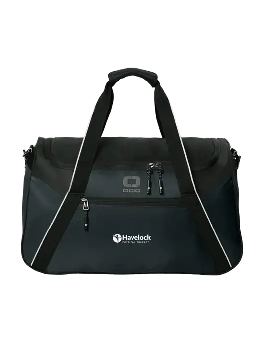 OGIO Black Inception Duffel w/Havelock Logo