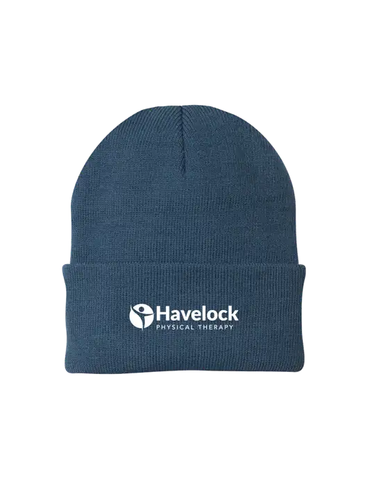 Dark Slate Knit Cap w/Havelock Logo