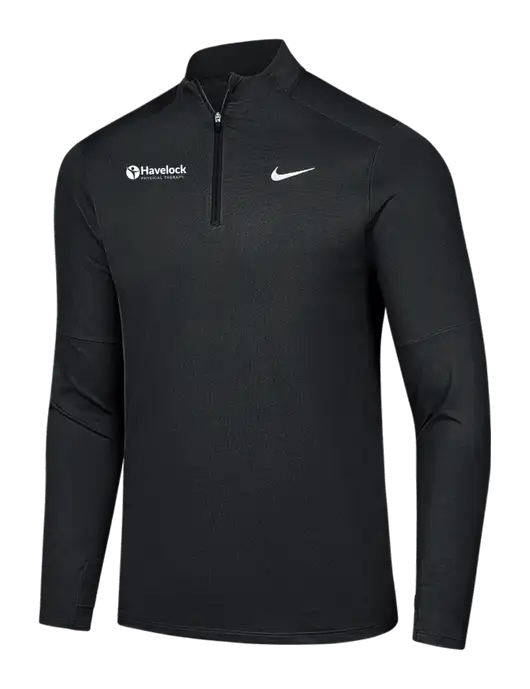 Nike Black Dri-FIT Element 1/2-Zip Pullover w/Havelock Logo