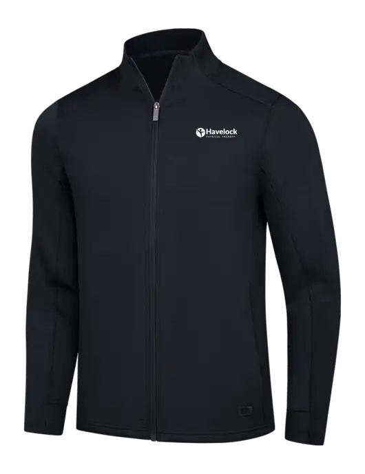 OGIO Black Transcend Full-Zip w/Havelock Logo