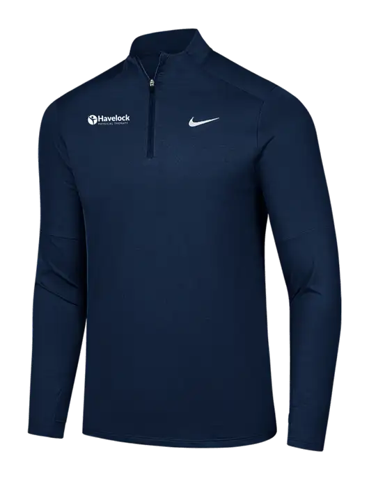 Nike Dark Navy Dri-FIT Element 1/2-Zip Pullover w/Havelock Logo