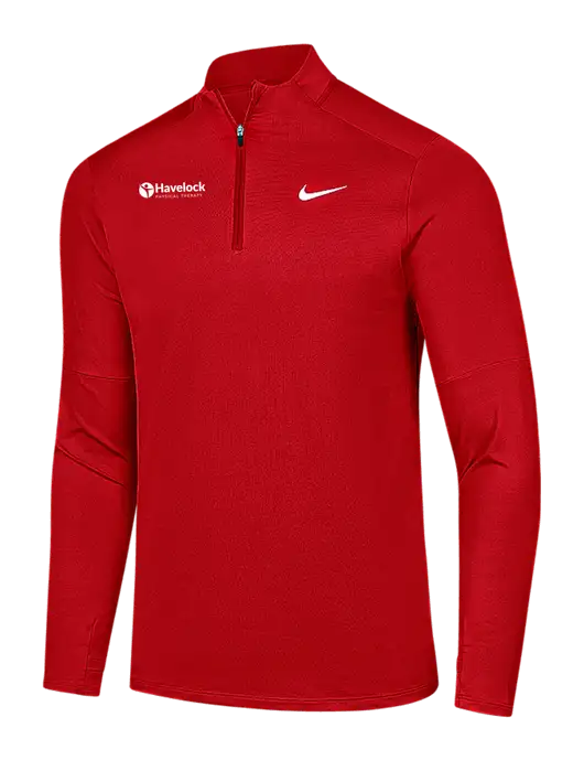 Nike Red Dri-FIT Element 1/2-Zip Pullover w/Havelock Logo