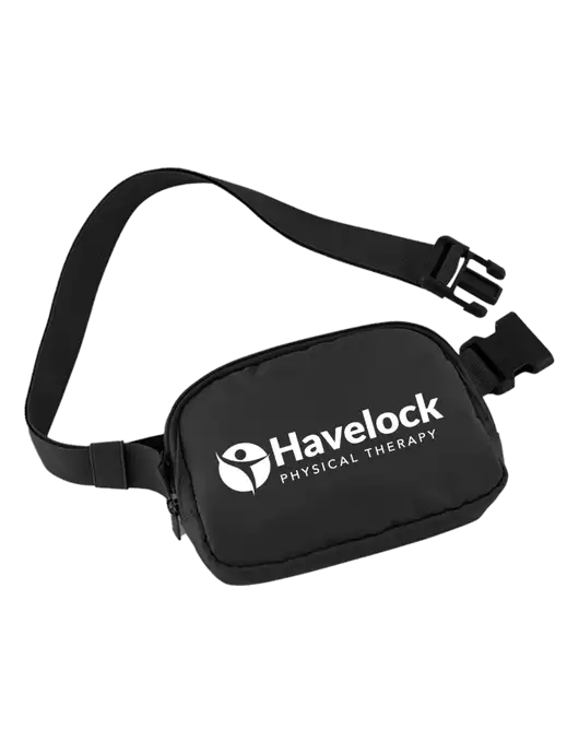 AeroLOFT Anywhere Black Belt Bag w/Havelock Logo