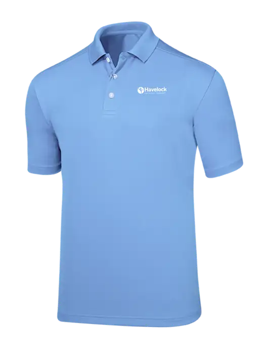 Callaway Core Light Blue Performance Polo w/Havelock Logo