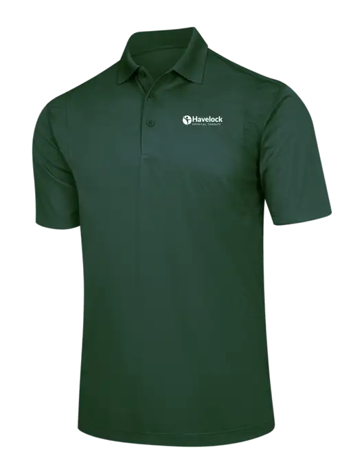 Dark Green Micropique Sport-Wick Polo w/Havelock Logo