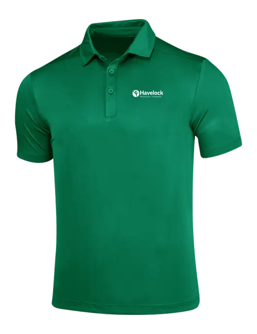 Kelly Green Posi-UV Pro Polo w/Havelock Logo