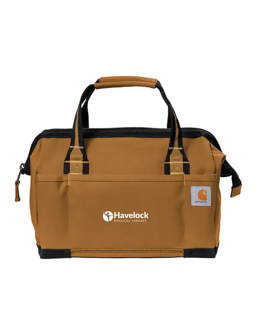 Carhartt Foundry Series 14” Brown Tool Bag w/Havelock Logo