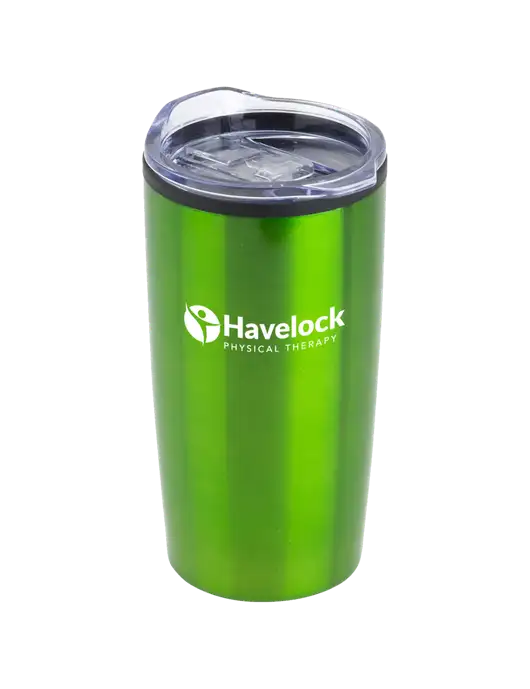 Olympus Green 20 oz Tumbler w/Havelock Logo